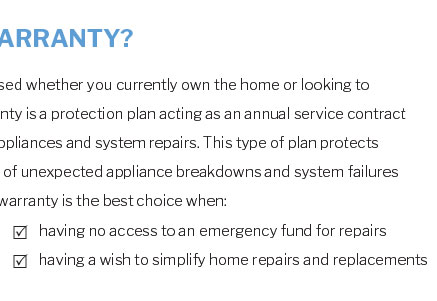 home owners warranty calculator